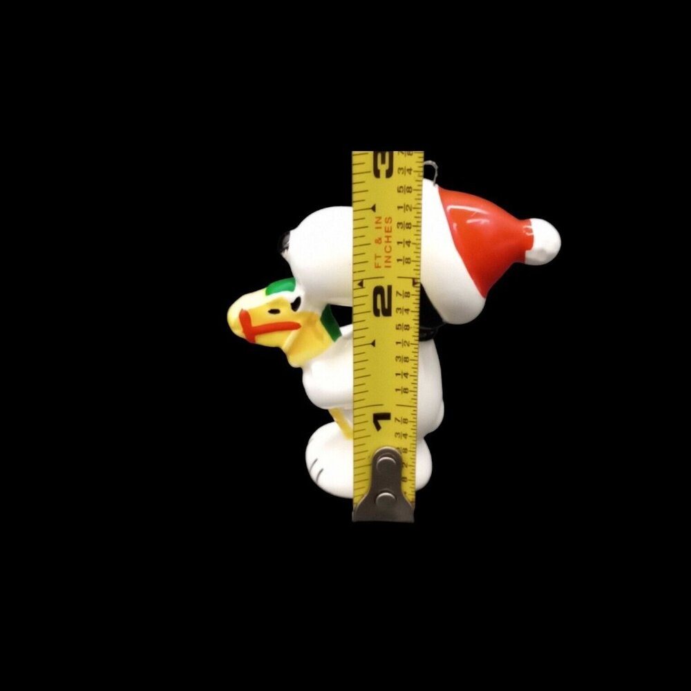 Vtg Peanuts Snoopy Ornament Lot of 9 Christmas Whitman's Candies Sleigh Bank - Picture 10 of 16